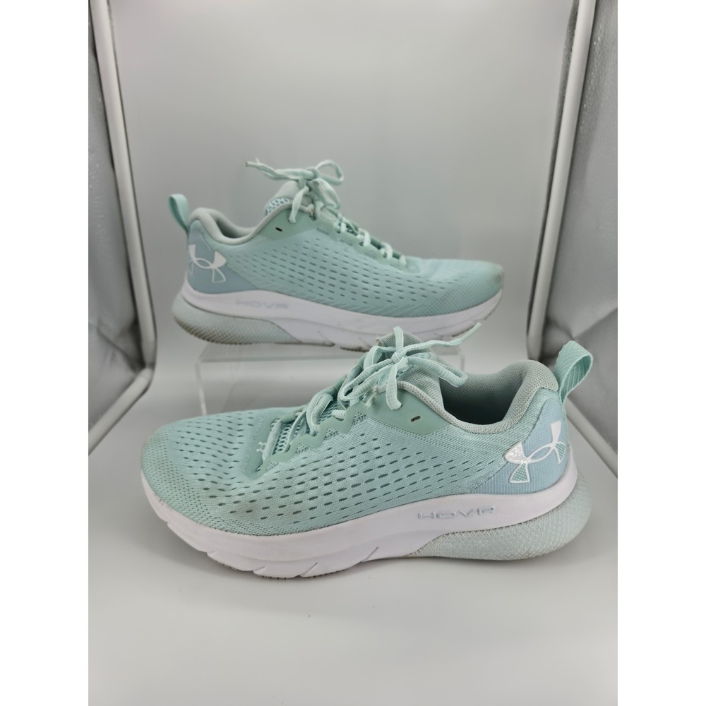 Under Armour HOVR Turbulence Light Green Running Shoes 3025425-300 Womens 8.5